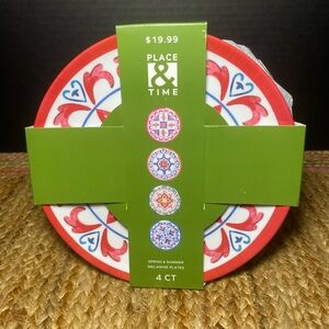 Place & Time Melamine Plates Set